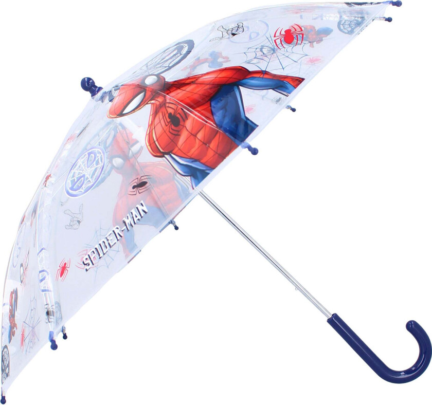Marvel Spider-Man Paraply Rainy Days, Blå - Paraplyer