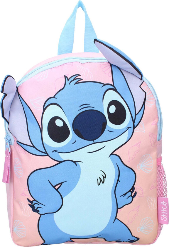 Disney Stitch Ryggsekk Fluffy Friends 9L, Rosa - Ryggsekker - Polyester