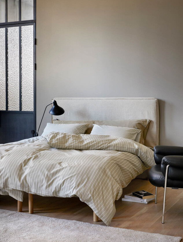 Pia sengesett olivengrønn