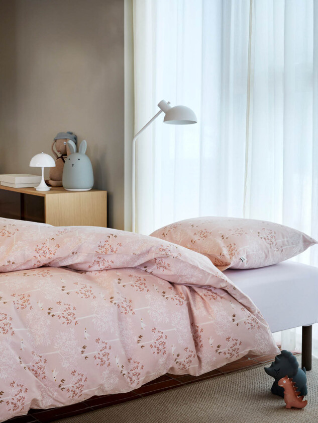 Kira sengesett varm rosa