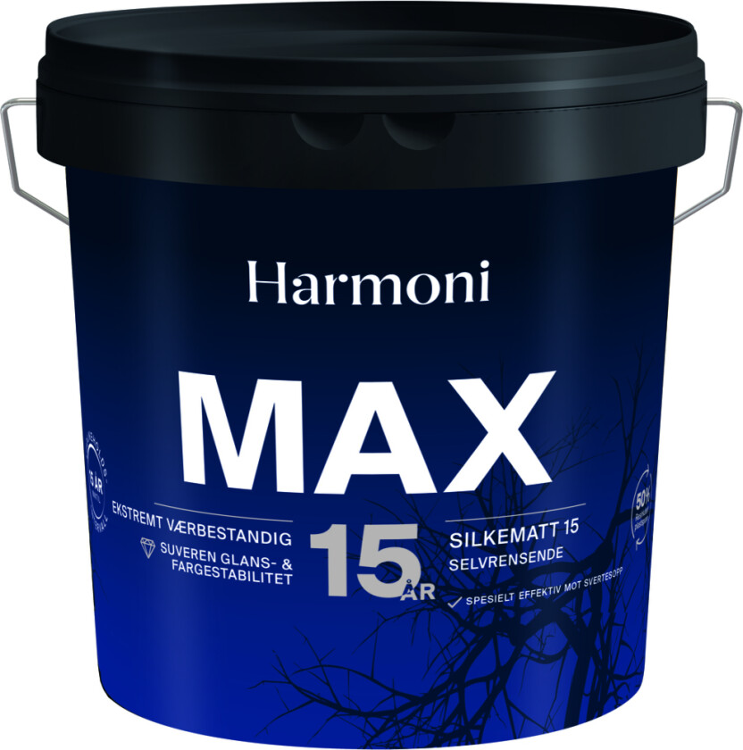 Max silkematt hvit 2.7l