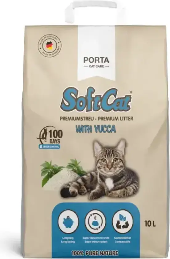 Port21 - Catlitter - SoftCat Yucca - light - 10 L