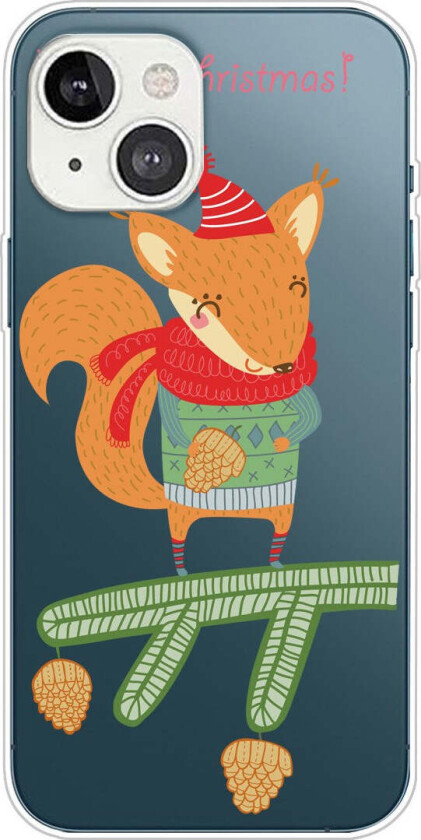 iPhone 13 Fleksibelt Jule Deksel i Plast - Rev