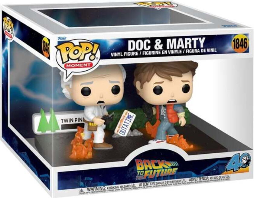 Doc & Marty (Pop! Moment) Vinylfigur 1846 - Funko Pop! - Funko Shop Europe