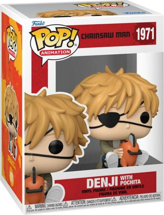 Denji with Pochita Vinylfigur 1971 - Funko Pop! - Funko Shop Europe