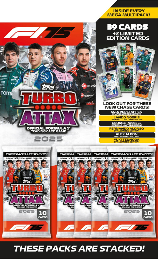 Formula 1 Turbo Attax Mega Multi Pack (F1TA25-2503)