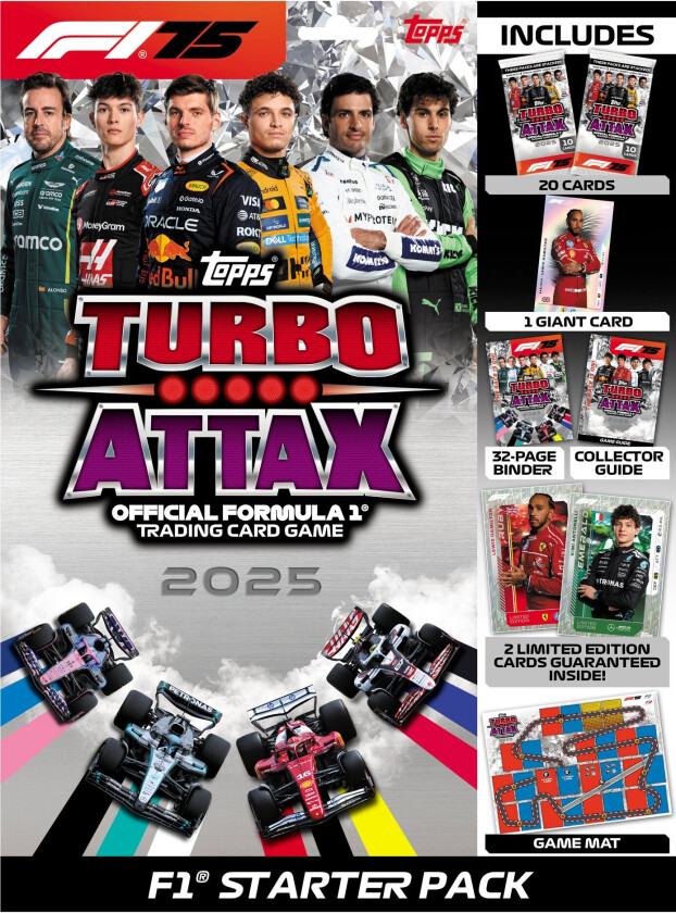 Formula 1 Turbo Attax Starter Pack (F1TA25-2502)