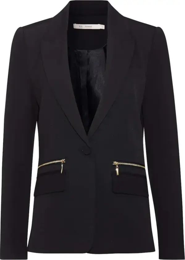 RUE de Femme, Dame, Jakker, Svart, S
