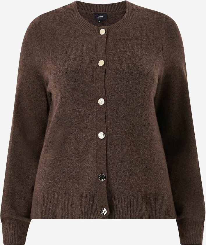 Kardigan caVista L/S Button - Grønn