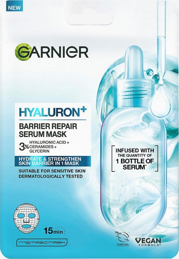 HYALURON+ Barrier Repair Sheet Mask For Sensitive Skin - Transparent