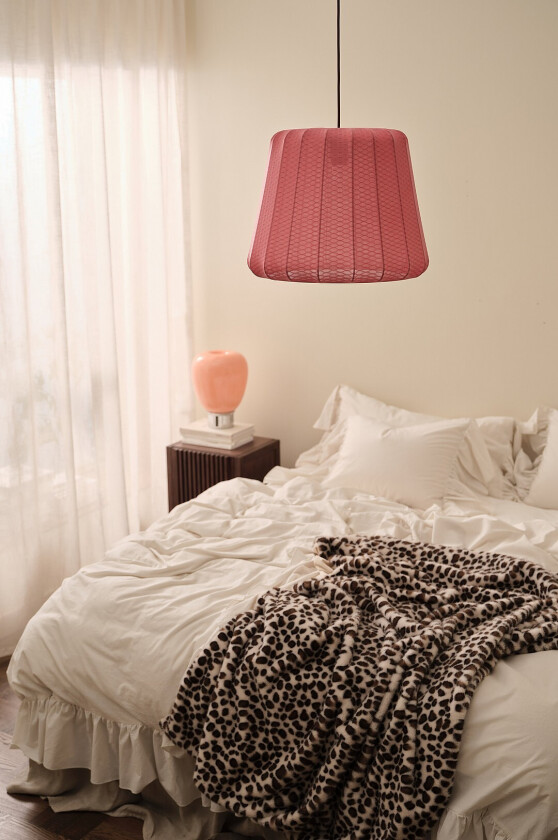 Taklampe Melina Ø 45 cm - Rosa