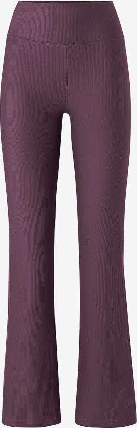 Treningstights Ribbed R Flare HW Tight - Lilla