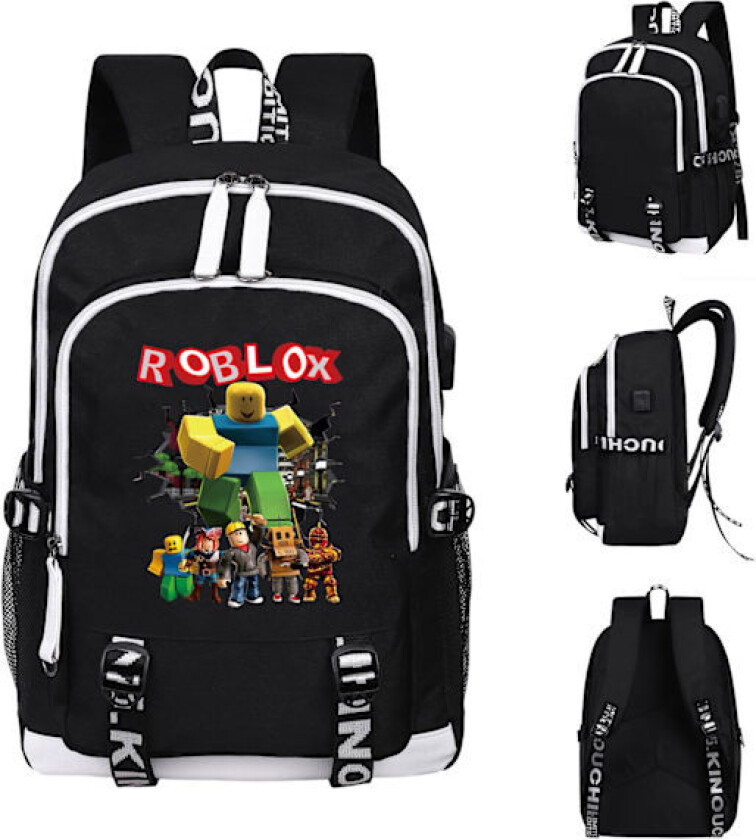 Roblox Ryggsekk Barn Skolesekk Datamaskinveske