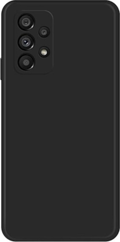 Avfaset gummiert anti-falldeksel for Samsung Galaxy A53 5G - Svart