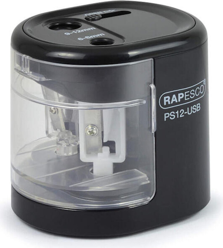 Bilde av USB elektrisk blyantspisser, svart