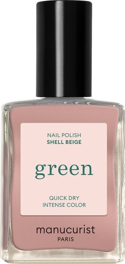 Green Nail Polish Shell Beige 15ml