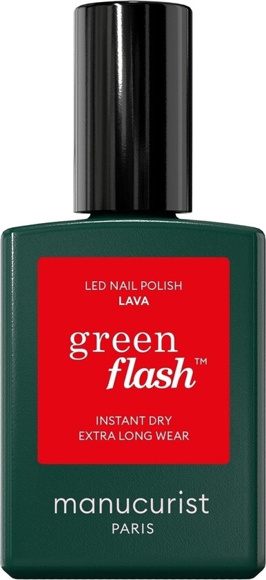 Green Flash Led Nail Polish Lava 15ml