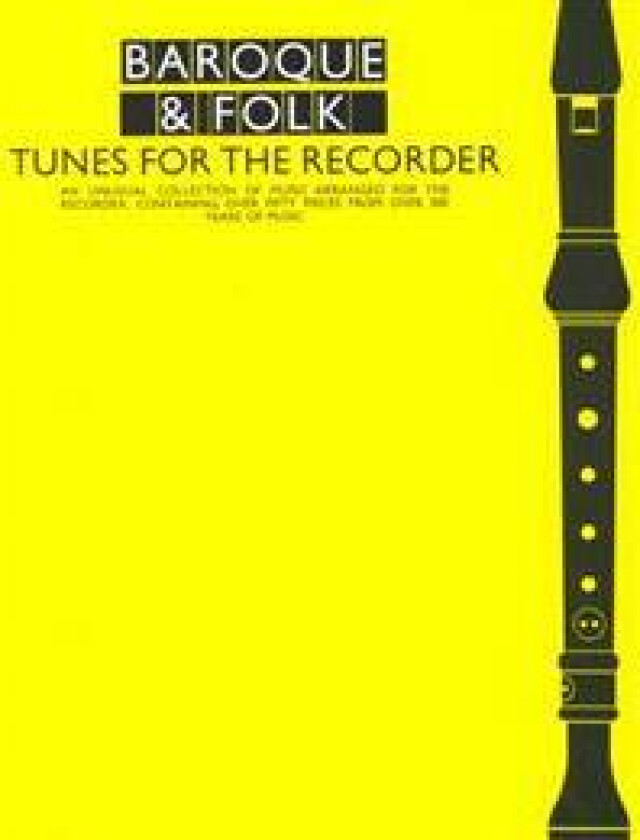 Baroque And Folk Tunes For The Recorder