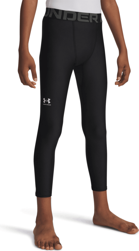 Under Armour HeatGear Core Tight, kompresjonstights, junior BLACK