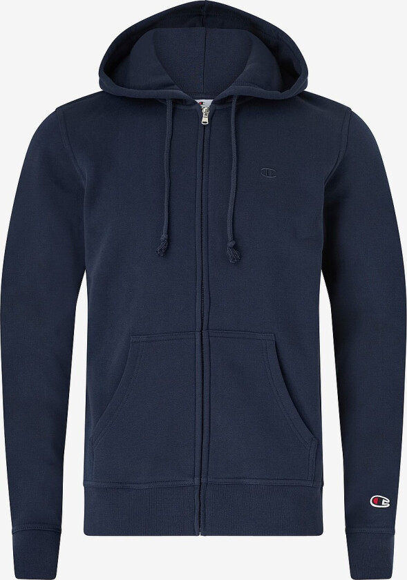 Hettegenser Full Zip Hoodie Sweatshirt - Blå