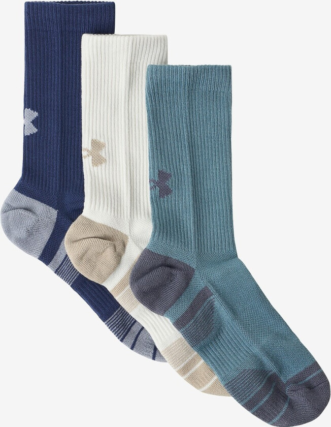 Sokker UA Performance Tech Crew 3-pakning - Grønn