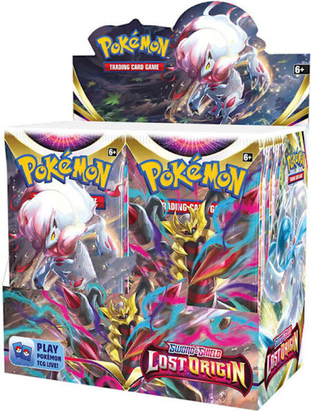 REA! 360 stk Gaveeske Evolving Skies Booster Pack for Barn Tegneserie Søt Lek Kort Papir (SS11 Lost Origin)