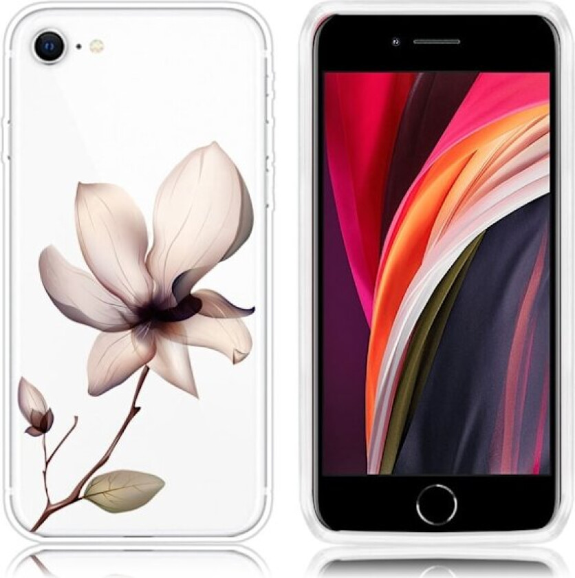 Deco iPhone SE 2020 deksel - Levende Blomst