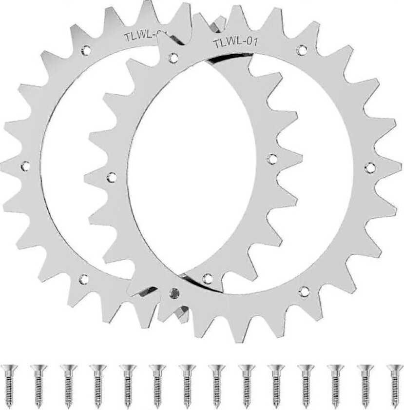 Pigger i rustfritt stål kompatible med Worx Landroid S/m robotgressklipper S300/450i, M500/m700/m800i/m900/m1000i/m1200i - q36/YY