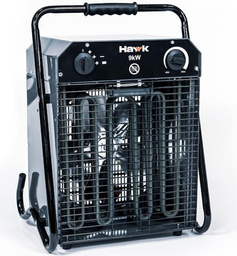 Varmevifte Hawk 9kW 3-fase