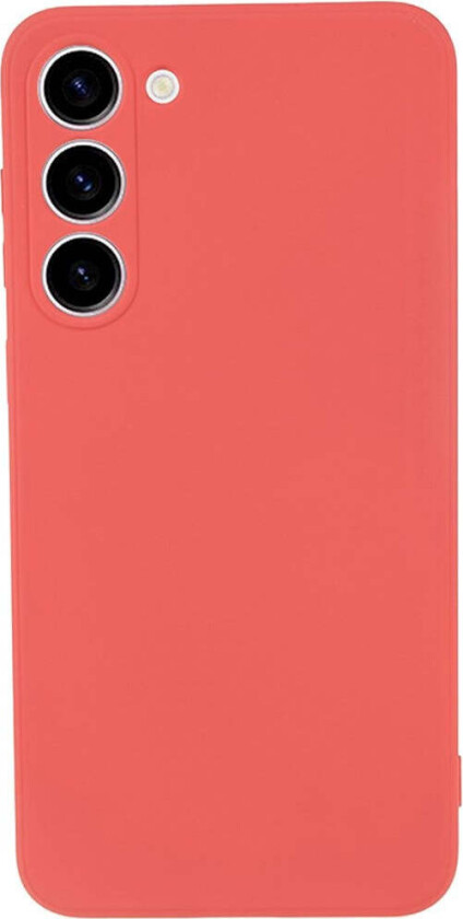 Samsung Galaxy S23 Fôret Fleksibelt Plast Deksel - Mørkrød