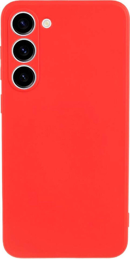 Samsung Galaxy S23 Fôret Fleksibelt Plast Deksel - Rød