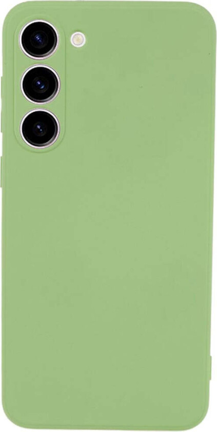 Samsung Galaxy S23 Fôret Fleksibelt Plast Deksel - Lysgrønn