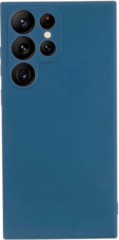 Samsung Galaxy S22 Ultra Fôret Fleksibelt Plast Deksel - Blå