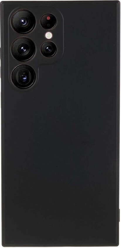 Samsung Galaxy S22 Ultra Fôret Fleksibelt Plast Deksel - Svart