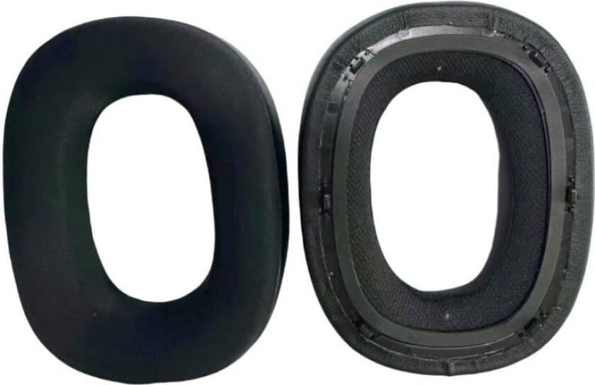 INF Hodetelefoner Erstatningsputer 2 stk Kompatibelt med Bowers & Wilkins PX 7S2/PX8 - Gel Øreputer i Ulike Farger Sort