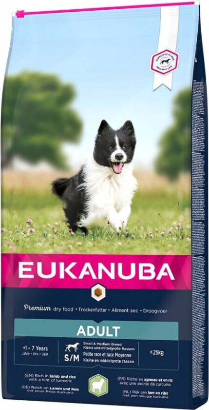 Dog Adult Small & Medium Breed Lamb & Rice (12 kg)