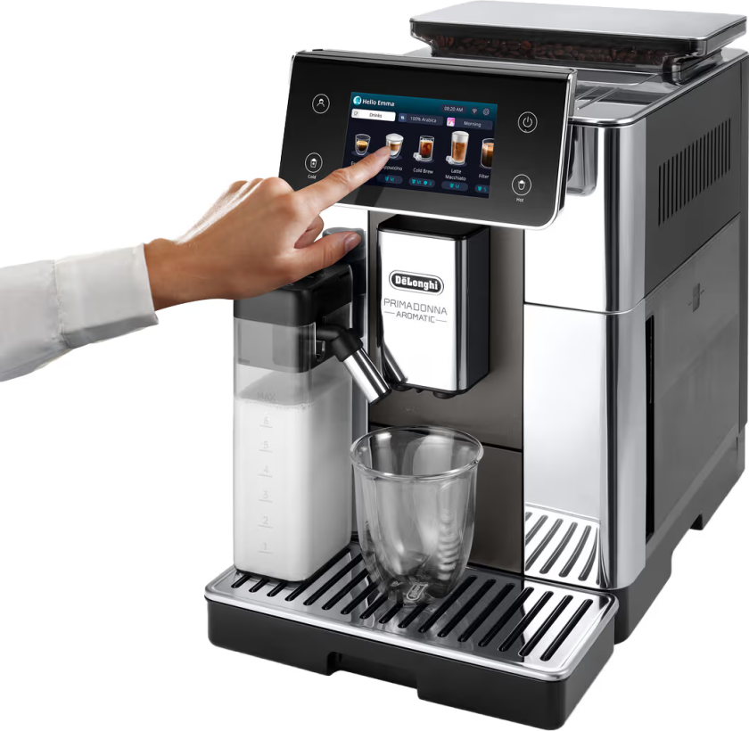 De'Longhi PrimaDonna Aromatic kaffemaskin ECAM630.75.TSM (sølv)