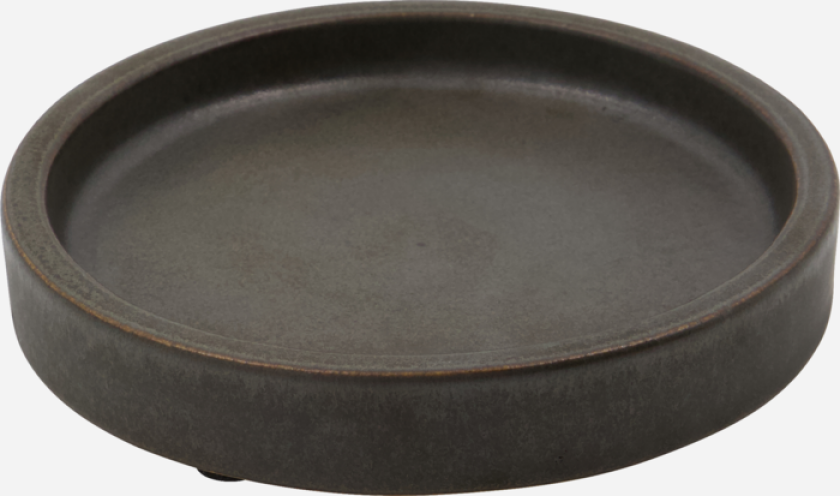 Såpebeholder - Mørk grå - L:12,5cm, W:12,5cm, H:2cm