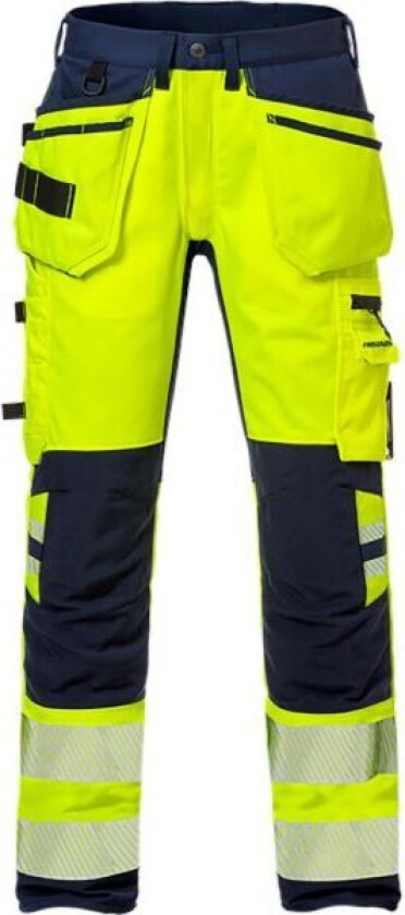 2707 PLU Arbeidsbukse varselgul/marineblå Varselgul/Marineblå