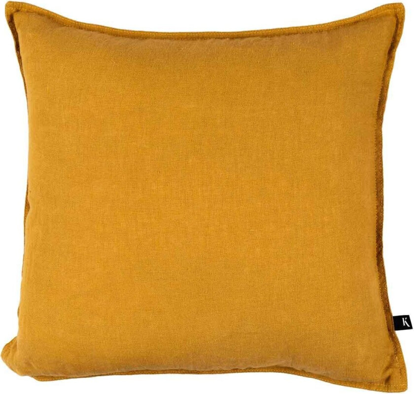 Putetrekk Dahlia sennep