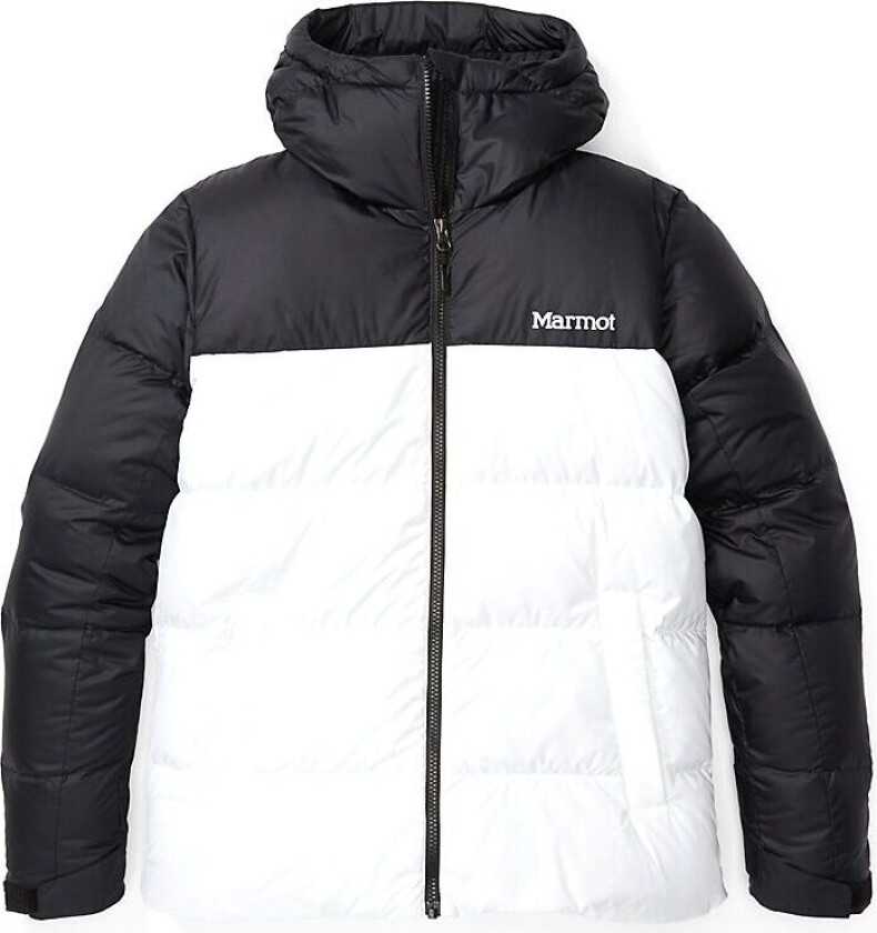 Women's Guides Down Hoody M, White/Black