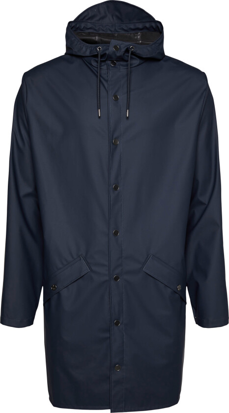 Rains Unisex Long Jacket XL, Navy