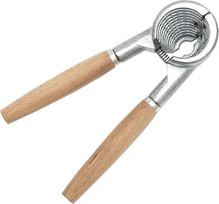 Nøtteknekker Metall Med Bøketrehåndtak 19 Cm - 1 Stk