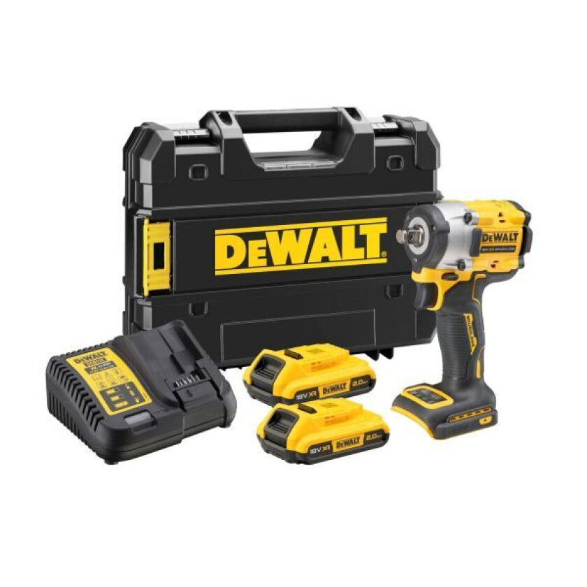 Dewalt DCF921D2T-QW Muttertrekker med batteri og lader