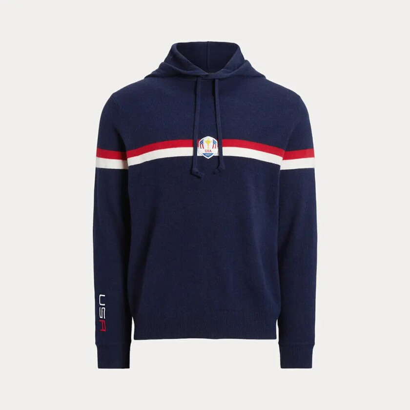 Hettegenser Kasjmirull Team Usa Ryder Cup Navy Herre Xl