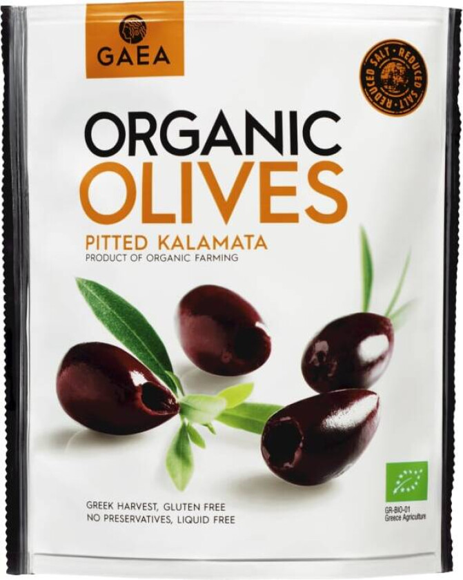 Gaea Organic Olives Pitted Kalamata 150g