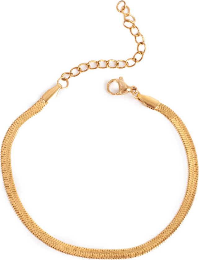 Armbånd, snake chain, G