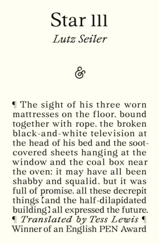 Star 111 av Lutz Seiler