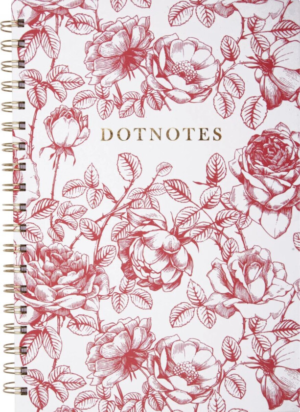 Notatbok Dotter B5 Spiral Blomster