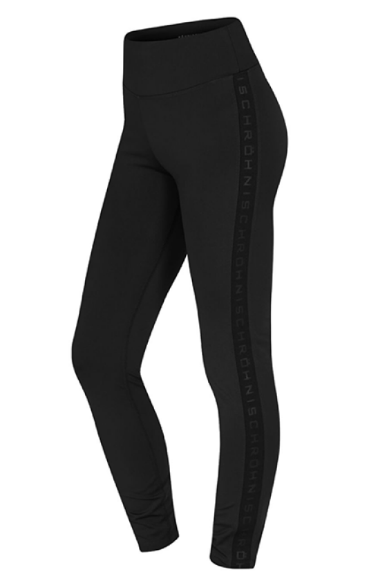 Women's Kay High Waist Tights S, Black/Black
